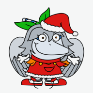 Amber Christmas Color cosplay gif Pterodactyl // 1000x1000 // 3.0MB