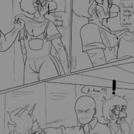 Anon Blood comic glasses Monochrome Raptor Sage // 1191x1684 // 295.0KB