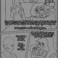 Anon comic glasses Monochrome Original_Character Pepper_(Sage's_Mom) Raptor Sage // 1191x1684 // 294.9KB
