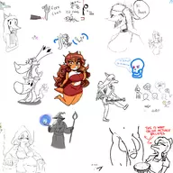abstract_fang Aggie Anon Fang Judee meme Original_Character reed Rosa Samantha_(Fang's_mom) Stella trish // 2850x2850 // 1.1MB