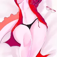 Blushing Color glasses Naomi panties Parasaurolophus Prom // 716x2048 // 216.8KB