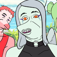 Color Fang Front-Facing goodbye_volcano_high meme Pterodactyl Raptor reed Stegosaurus Stella Triceratops trish Video_Game Volcano_High_School Wall_Stella // 3120x802 // 1.3MB