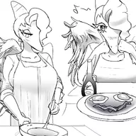 Blushing Food Front-Facing Genderswap Monochrome Naser Nasera // 1585x1296 // 767.3KB