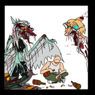 Alcohol Anon Blood Ending_1 Fang Naomi Naser oh_god_oh_fuck Parasaurolophus Pterodactyl // 503x500 // 171.1KB