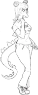 black_and_white concept_art Monochrome Stella transparent // 300x750 // 26.9KB