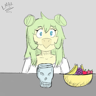 Color Food Front-Facing meme Stegosaurus Stella // 1500x1500 // 604.1KB