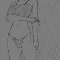 Alternate_Outfit black_and_white Blushing Fang meme Monochrome panties Pterodactyl // 902x1634 // 70.7KB