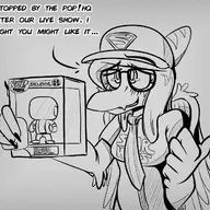 Alternate_Outfit Anon black_and_white Blushing Fang glasses Monochrome Pterodactyl Star_wars // 894x716 // 196.2KB