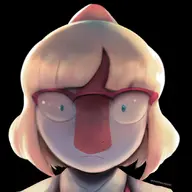 Blushing Color Front-Facing glasses Naomi Parasaurolophus // 1077x1200 // 78.7KB