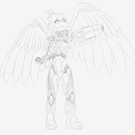 Amber black_and_white cosplay crossover gun Monochrome Pterodactyl Video_Game // 2500x2200 // 876.6KB