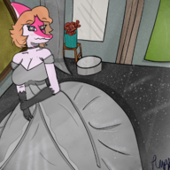 Alternate_Outfit Cassandra Color Original_Character Parasaurolophus Wedding_Dress // 1239x1200 // 2.2MB