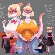 children Claire_(Naomi's_Daughter) Color glasses Melissa_(Naomi's_Daughter) Naomi Original_Character Parasaurolophus pregnant Tommy_(Naomi's_Son) // 3459x2832 // 749.6KB