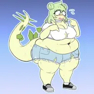 Blushing Color Fat Stegosaurus Stella // 1362x1200 // 160.6KB