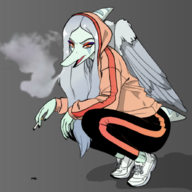 Alternate_Outfit Color Fang Pterodactyl Smoking // 1096x888 // 447.7KB