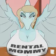 Alternate_Outfit Blushing Breasts Color Front-Facing Pterodactyl Samantha_(Fang's_mom) // 1000x1000 // 106.2KB