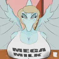 Alternate_Outfit Blushing Breasts Color Front-Facing Pterodactyl Samantha_(Fang's_mom) // 1000x1000 // 103.2KB