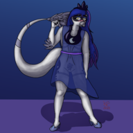Alternate_Outfit Blushing Color cosplay crossover I_Wani_Hug_That_Gator Lunara pubes Pussy Raptor // 1448x1586 // 1.0MB