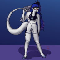 Alternate_Outfit Blushing Breasts Color cosplay crossover I_Wani_Hug_That_Gator Lunara pubes Pussy Raptor // 1448x1586 // 1.1MB