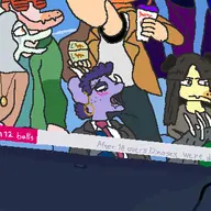 Blushing Color dino_nuggets Ending_4 Fang Food glasses lucy Original_Character Pterodactyl Raptor reed Stegosaurus Triceratops // 338x399 // 70.1KB