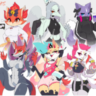 Color crossover Fang Pterodactyl // 1500x1385 // 2.6MB