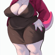 Breasts Cassandra Color Fat Original_Character Parasaurolophus // 832x1512 // 774.5KB