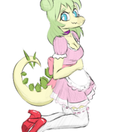 Color cosplay Stegosaurus Stella Stockings transparent // 642x805 // 258.6KB