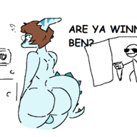 Ben Color Fat glasses I_Wani_Hug_That_Gator Inco meme Parasaurolophus // 1092x671 // 25.1KB