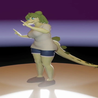 3d_model Color sound Stegosaurus Stella video // 720x1080, 40.1s // 2.8MB