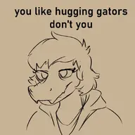 Baryonyx I_Wani_Hug_That_Gator meme Monochrome Olivia sketch // 990x828 // 55.4KB