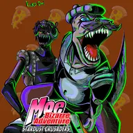 Anime Color crossover Jojo's_Bizarre_Adventure Uncle_Moe // 2500x2500 // 982.6KB