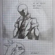 Anime Anon comic Fang sketch Spanish_Text // 1540x2048 // 524.9KB