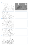Anon art_book black_and_white Fang Monochrome storyboard // 1562x2478 // 928.7KB