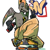 Color cosplay crossover Naser Pterodactyl Video_Game // 1209x1414 // 542.6KB