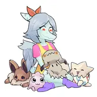 Amber children Color crossover Pokémon Pterodactyl // 1000x1000 // 98.9KB
