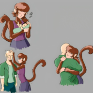 Anon anon's_mother children Color Original_Character // 832x675 // 533.8KB