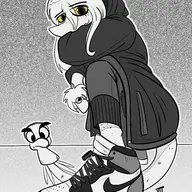 Alternate_Outfit black_and_white Judee meme Monochrome // 3000x3984 // 6.1MB
