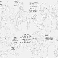 Anon black_and_white cosplay Fang Genderswap Metal_Gear Monochrome Naser Nasera Pterodactyl Raptor reed Reeda Ripley_(Fang's_dad) Samantha_(Fang's_mom) text // 3000x2500 // 922.1KB