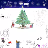 abstract_fang Aggie Amber Anon Babs Background_Character Christmas Color cosplay Fang Generic_Anon glasses Heather(OC) Holiday Judee Nessie Original_Character Sage Stella Stephanie trish Tusk Video_Game // 2850x2850 // 1.5MB
