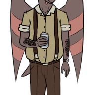 Alcohol Color crossover glasses Pterodactyl Ripley_(Fang's_dad) transparent // 804x1563 // 309.8KB