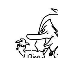 Anon black_and_white dino_nuggets Fang gif Monochrome Pterodactyl // 915x556 // 180.8KB
