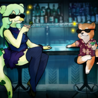 Alcohol Alternate_Outfit Animal Color glasses Stella Stockings // 1451x1200 // 2.0MB
