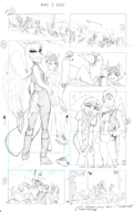 art_book Background_Character black_and_white Fang Front-Facing glasses Monochrome Musical_Instrument Naomi Naser Parasaurolophus Pterodactyl Raptor reed storyboard Triceratops trish // 1562x2478 // 1.8MB